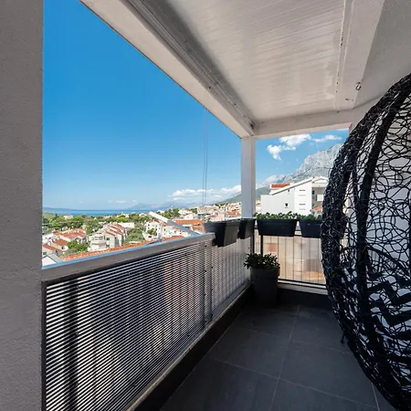 Aurea Mare Makarska-3Br, Sea View & Prime Location Apartman Makarska